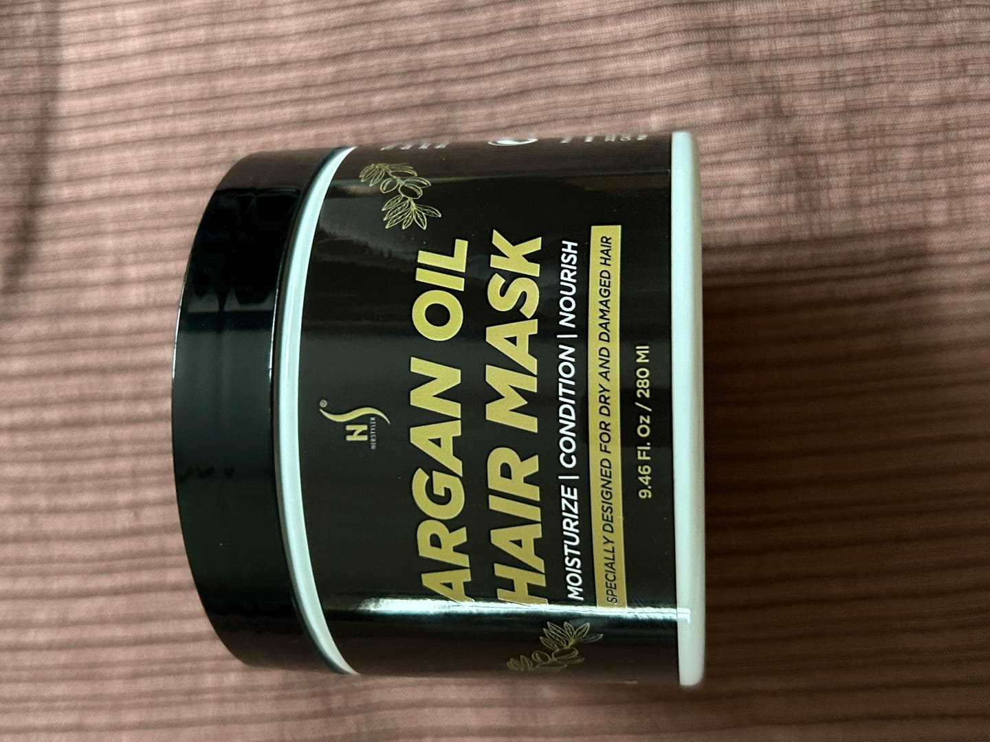 Customer photo review of Argan Oil Hair Mask