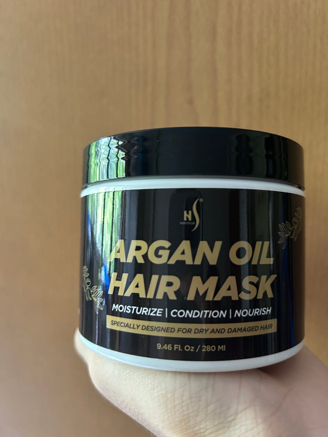Customer photo review of Argan Oil Hair Mask