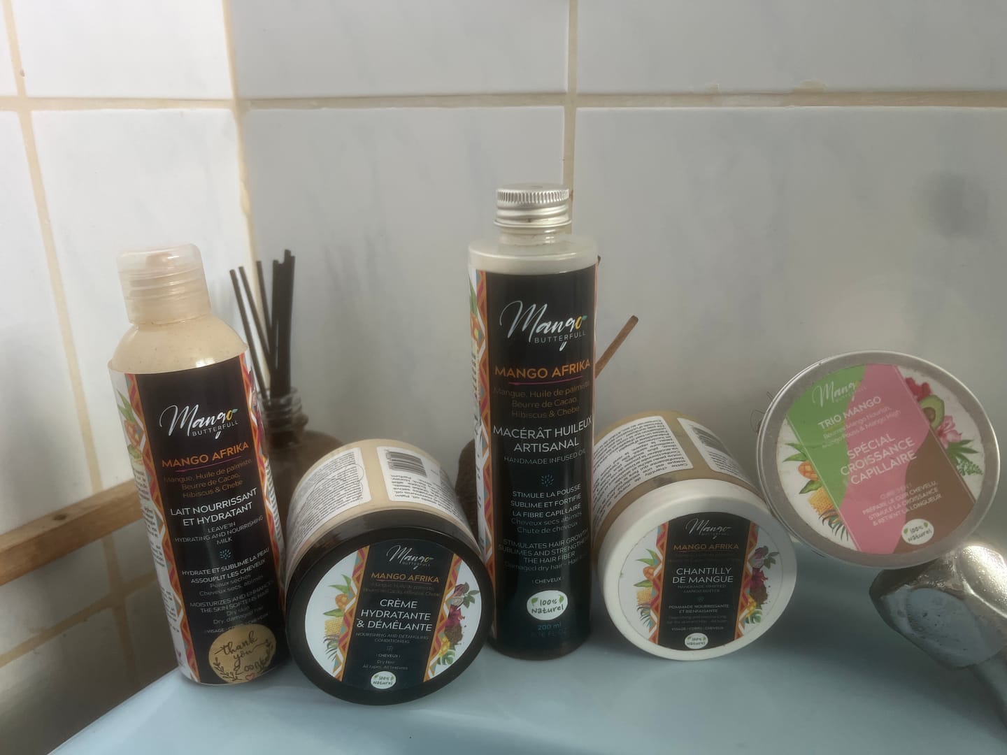 Customer photo review of Crème hydratante et démêlante  2 en 1  - MANGO AFRIKA