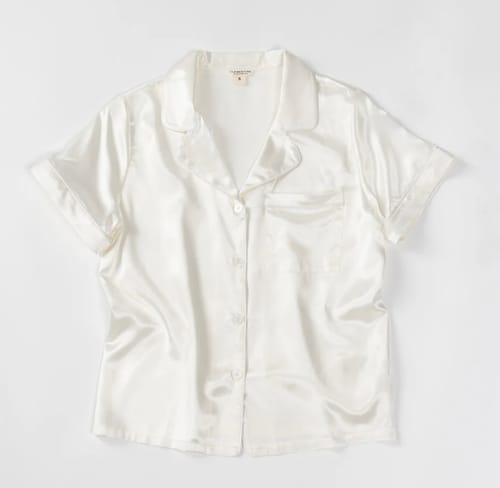 Customer photo review of Organic Silk Pajama Set