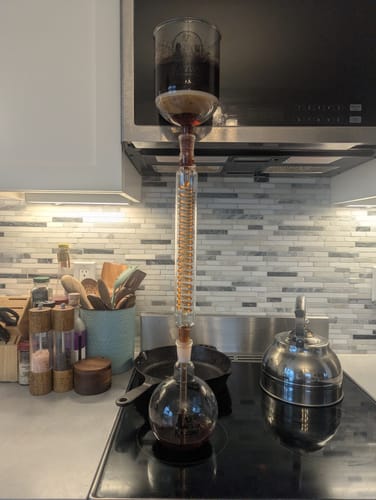 Customer photo of Kazumi siphon coffee maker by Mikela B.