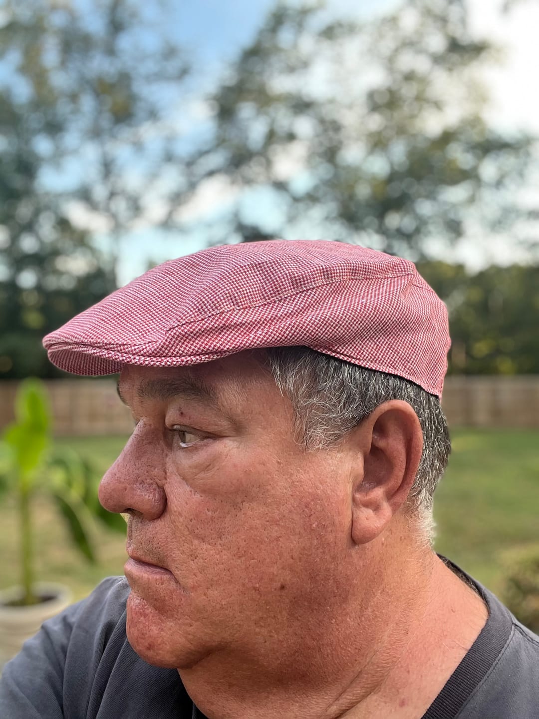 Customer photo review of Donegal Touring Cap Linen