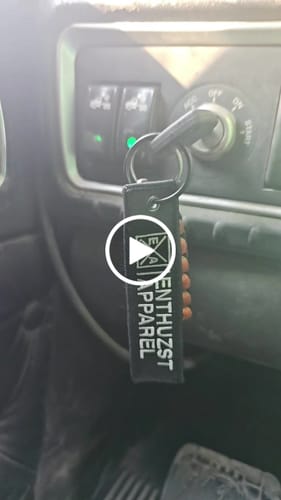Customer video review of GREY FLAG KEY TAG