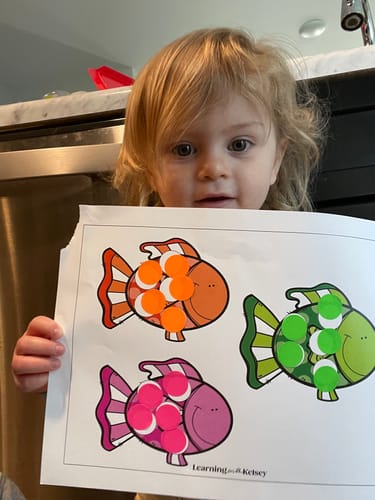 Customer photo review of The Toddler Box- 3 Month