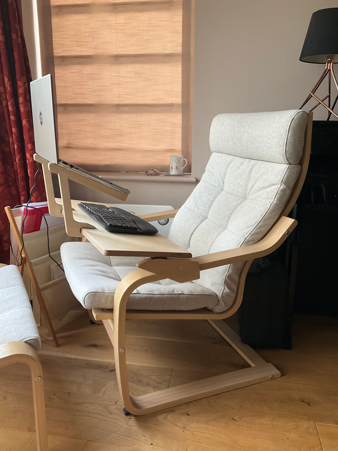 Customer photo review of POÄNG Desk