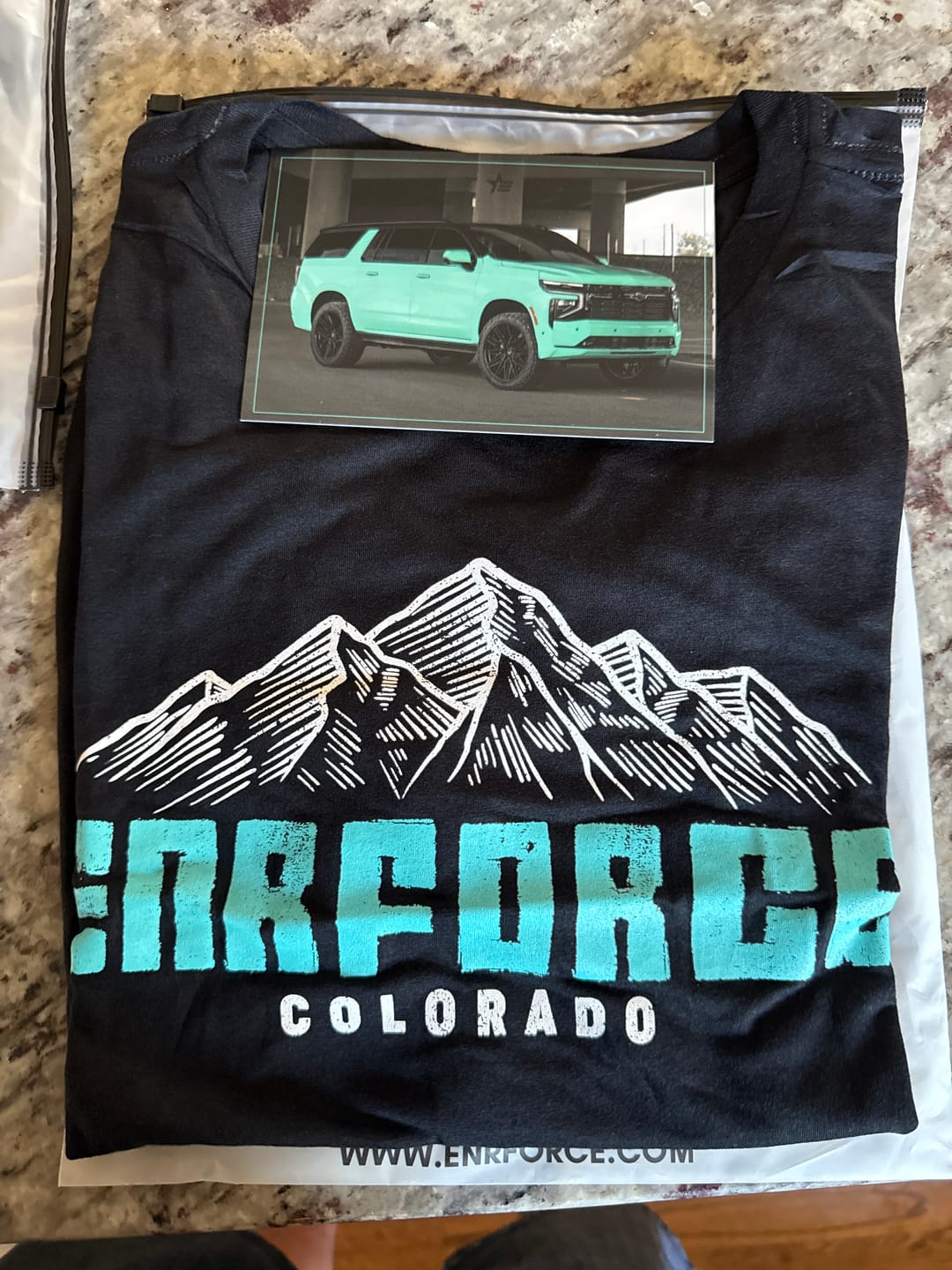 Customer photo review of Summit Tee