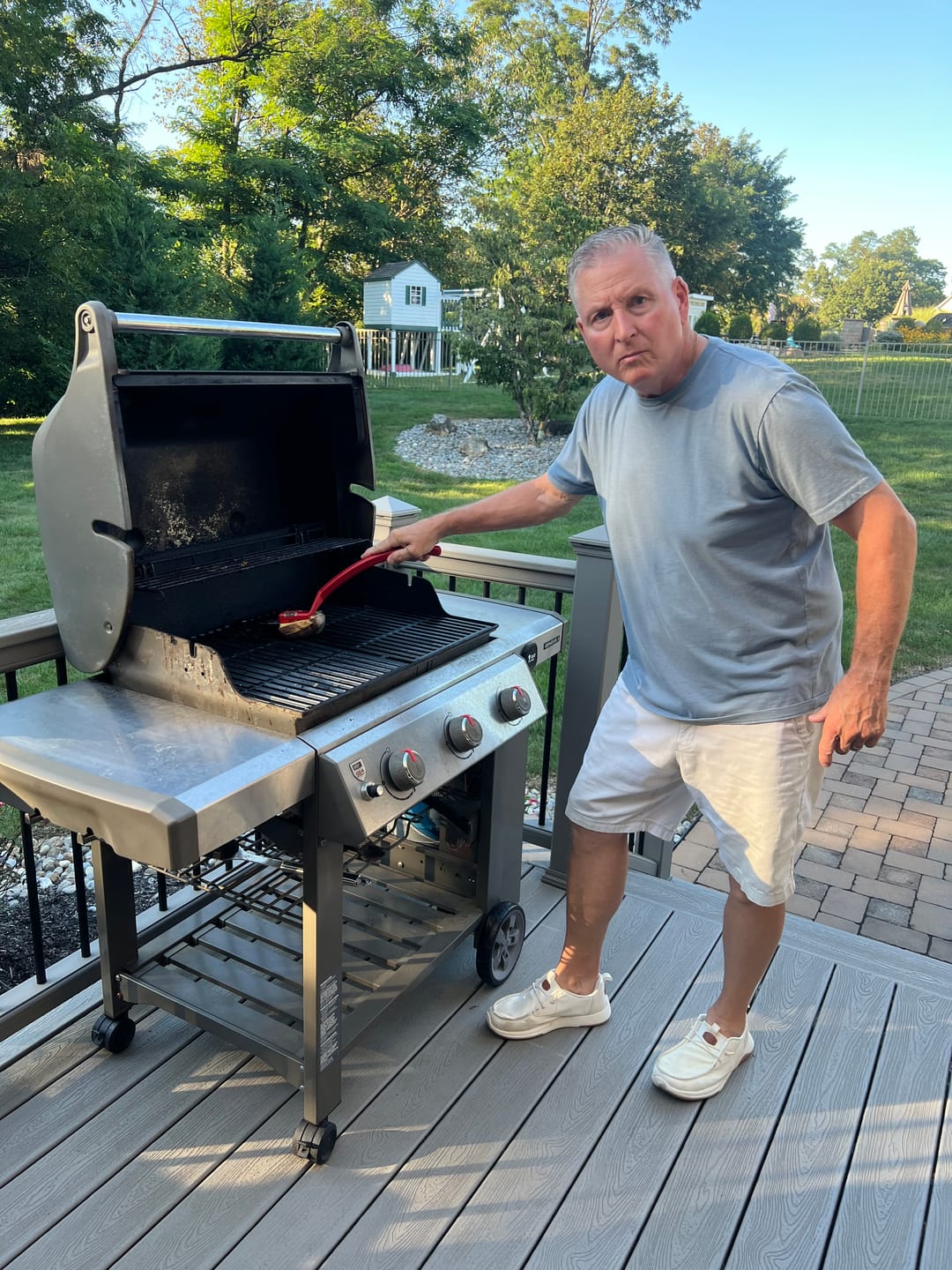 Customer photo review of Grill Brush w/ Scraper