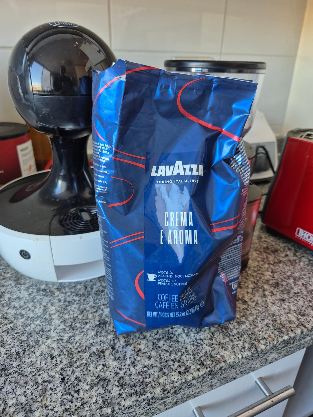 Customer photo review of Lavazza Crema e Aroma 1 kg Grano Entero