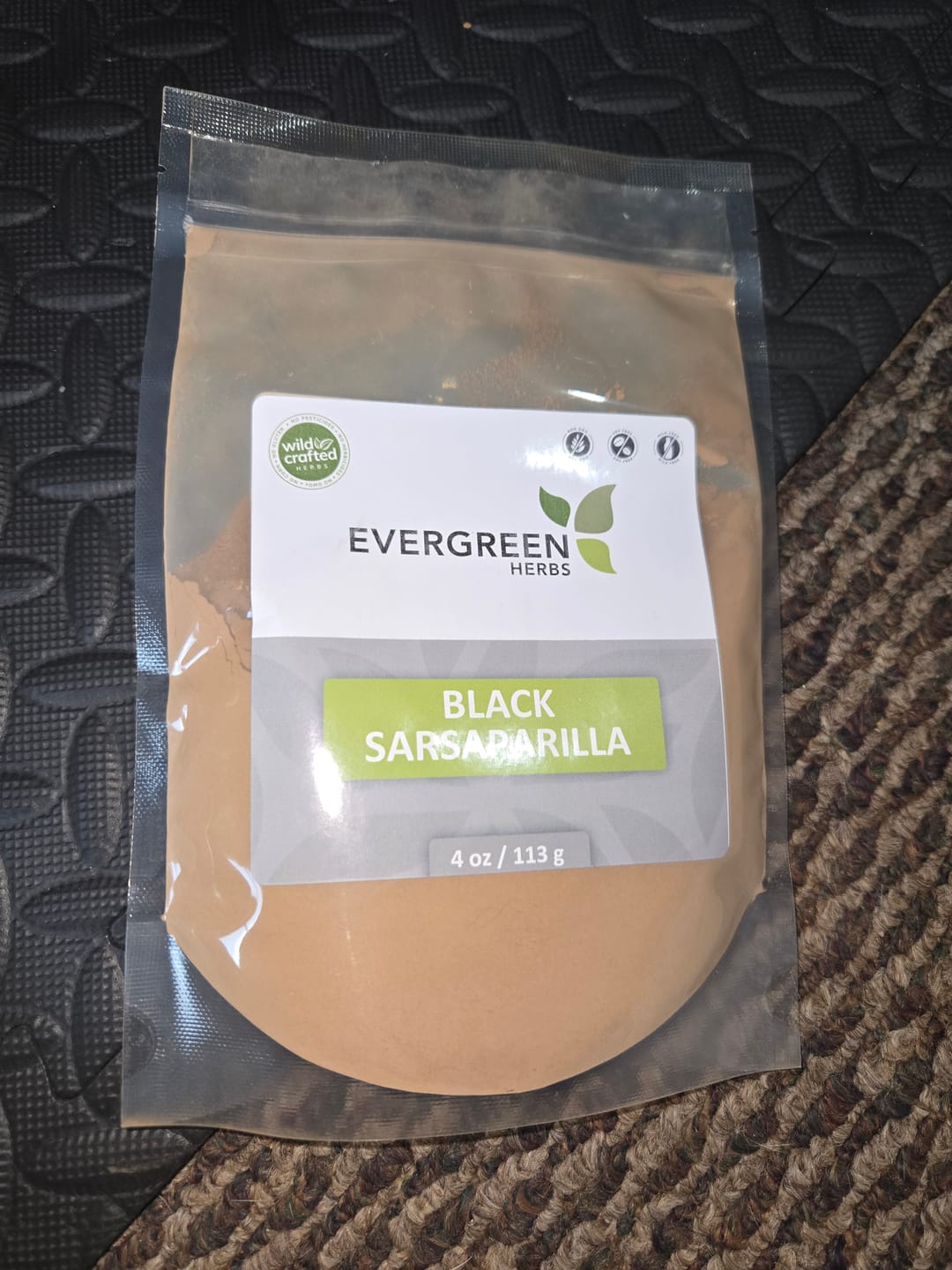 Customer photo review of Black Sarsaparilla Powder (Zarzaparilla Negra en Polvo)