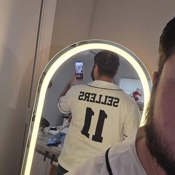 Customer photo review of Custom Bachelor Party Groom & Groomsmen Baseball Jersey Shirt W4