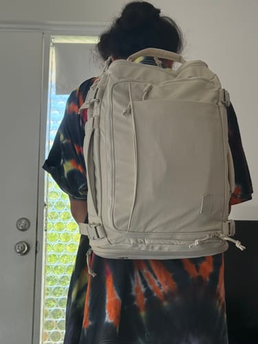 Customer photo review of Blast Quick Access 28L-38L Carry On Travel Backpack