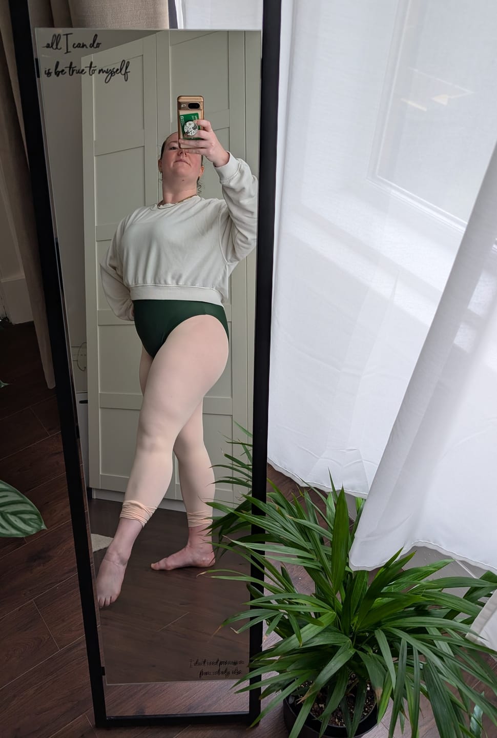 Customer photo review of Ballet Tights Convertible - Pink