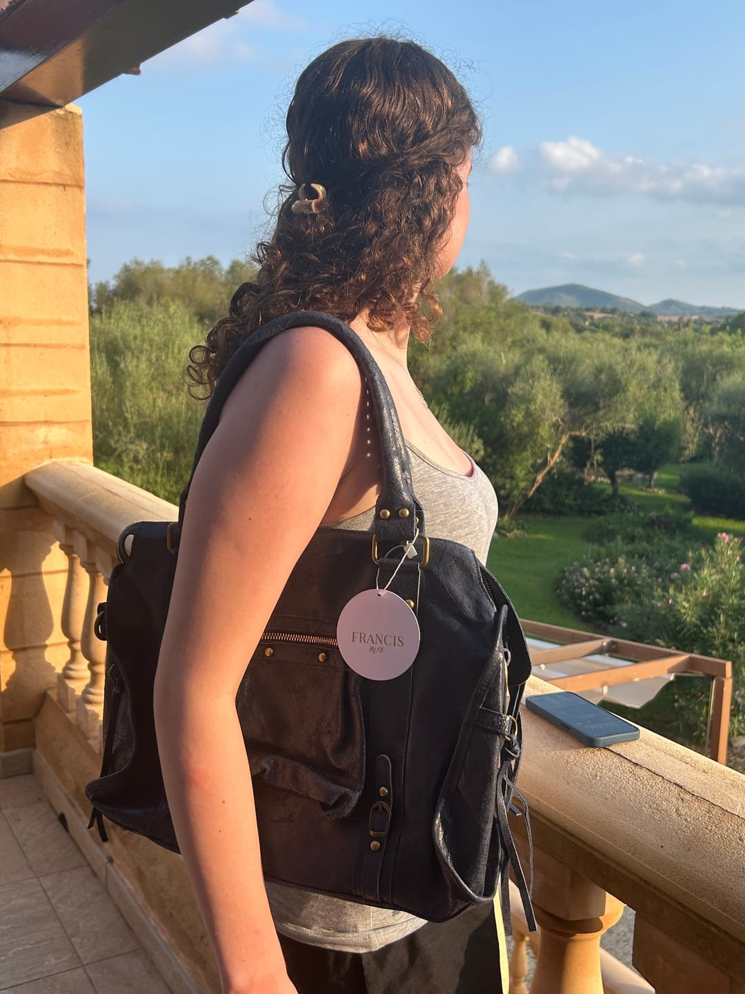 Customer photo review of It girl bag navy