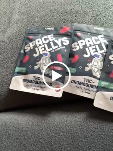 Customer video review of THC Spacejellies Vollspektrum