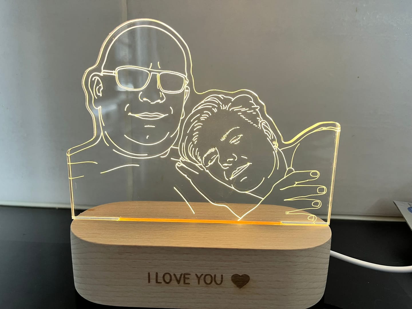 Customer photo review of Lampiece Lamp