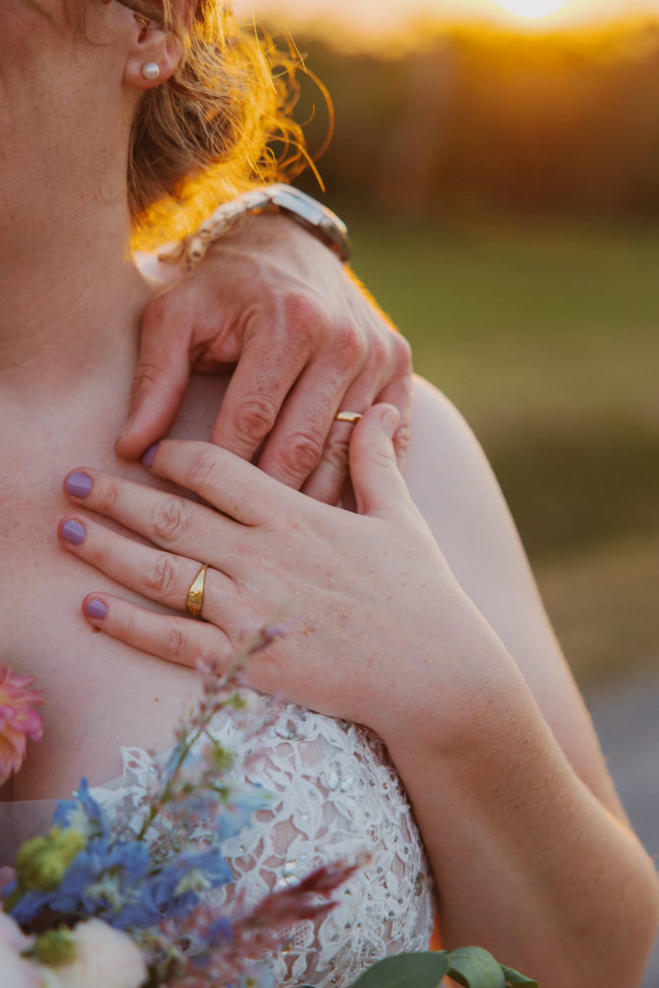 Customer photo review of Flora Ring - Gold
