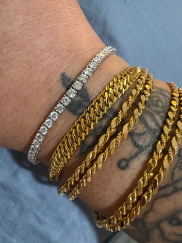 Customer photo review of M & Co. Tennis Bracelet