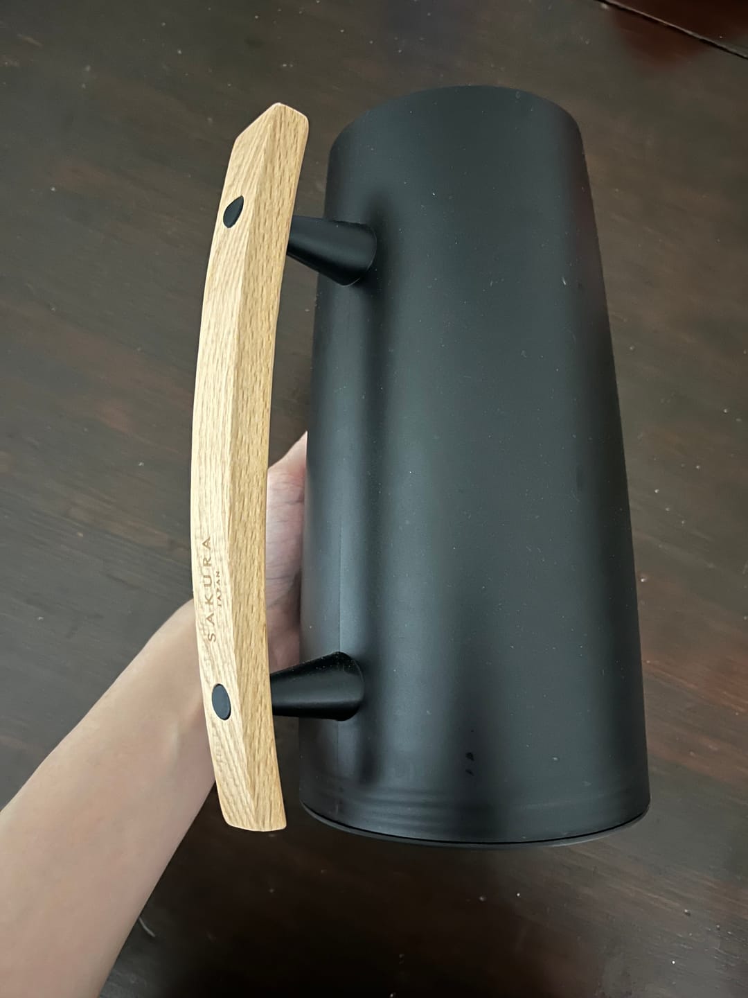Customer photo review of Jarra Térmica Sakura Nebula Negra 1 Litro
