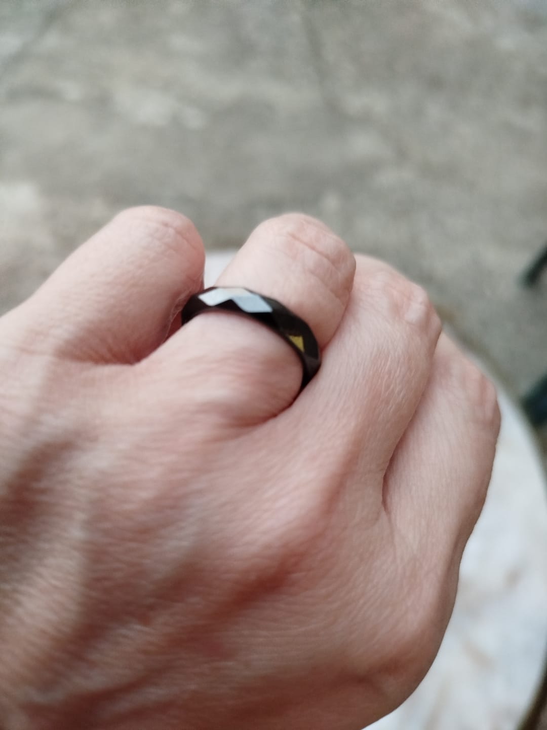 Customer photo review of Bague en hématite
