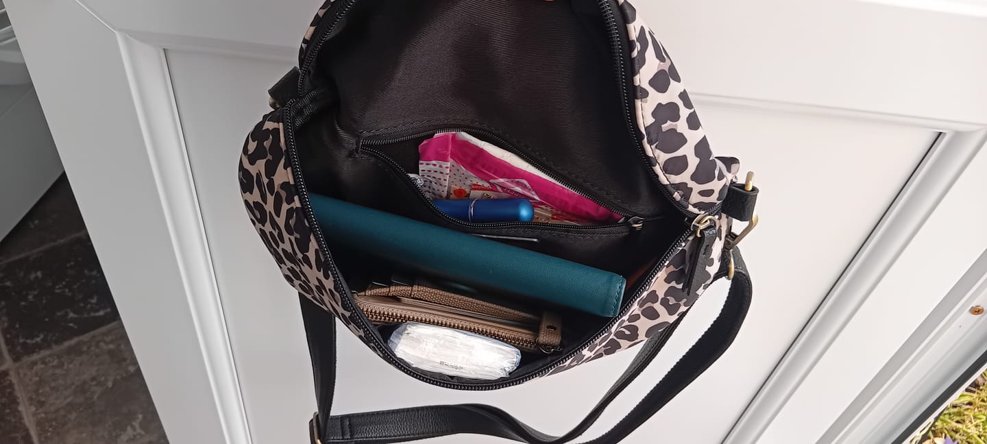 Customer photo review of Brooke Belt Bag - Leopard
