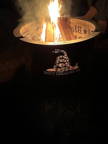 Customer photo review of MYFIRESIDE FIRE PIT 24 - BIG GUY