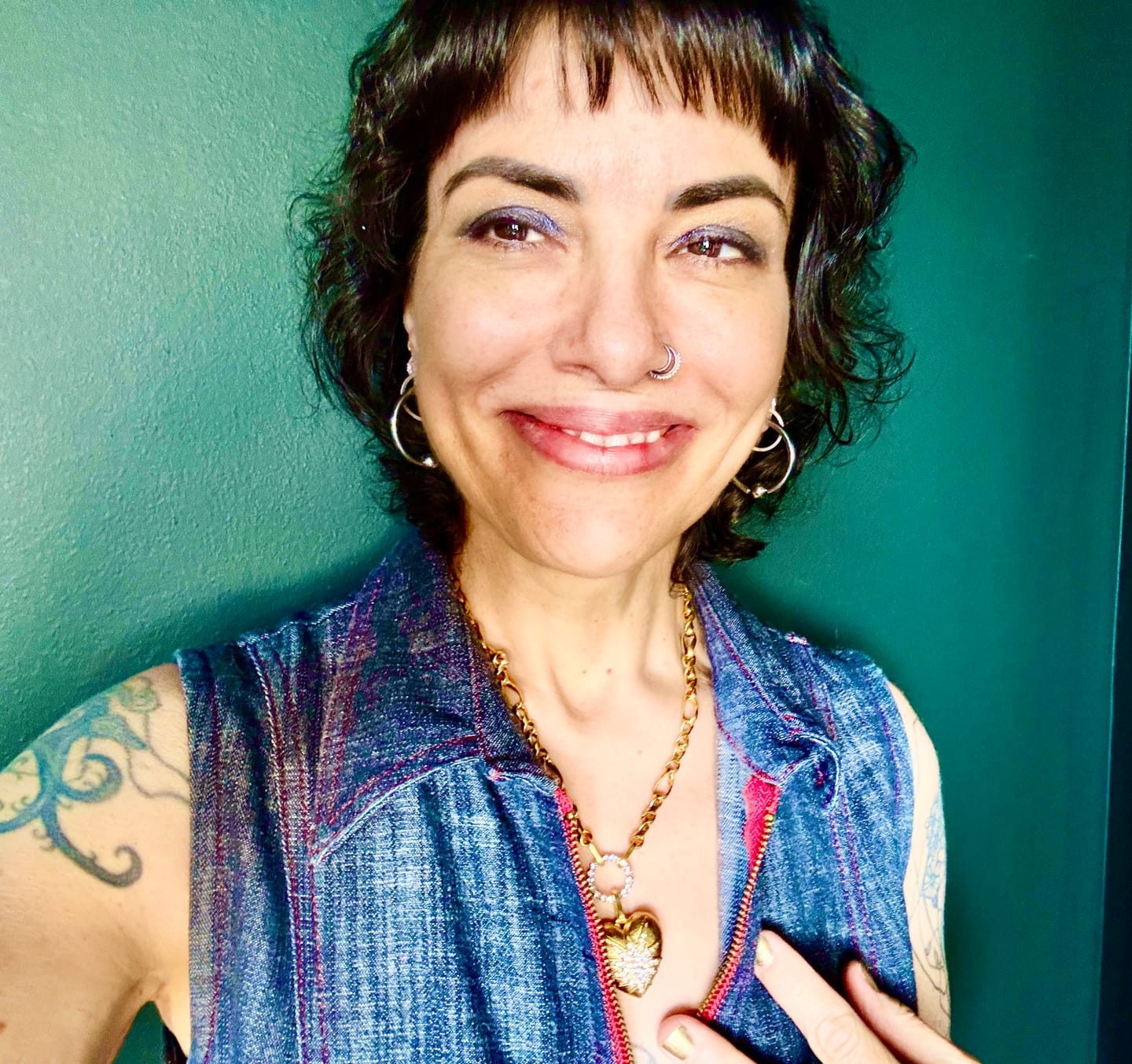 Customer photo review of Heart of Tefiti Necklace