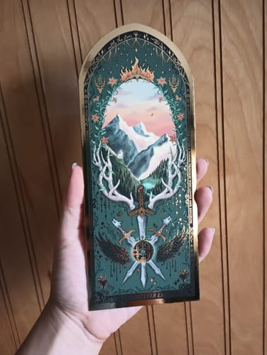 Customer photo review of To Whatever End bookmark