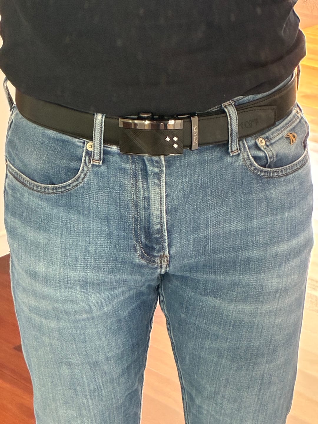 Customer photo review of Jack Belt® Men's Ratchet Belt Buckle (M77)