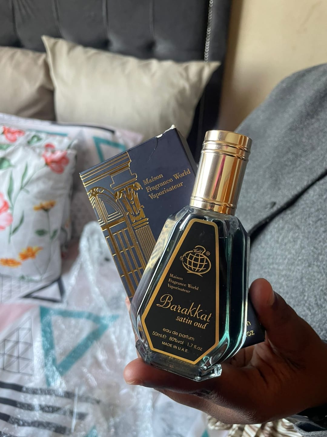 Customer photo review of Barakkat satin Oud 50ml