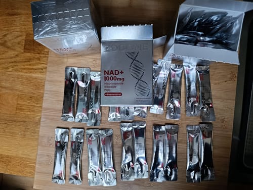 Customer photo review of NAD+ Berry Flavor Drink Mix