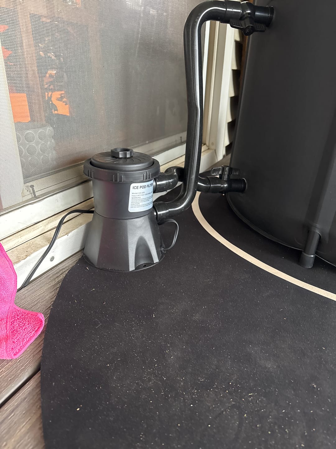 Customer photo review of Pod Water Filter Unit
