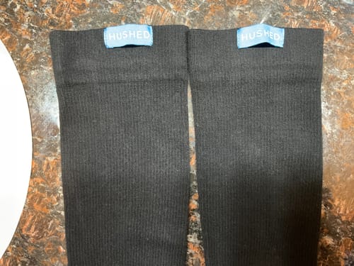 Customer photo review of Performance Eucalyptus Compression Socks