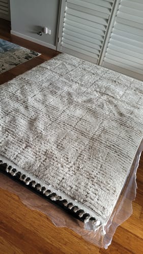 Customer photo review of Bilbao Rasha Geometric in Beige Rug