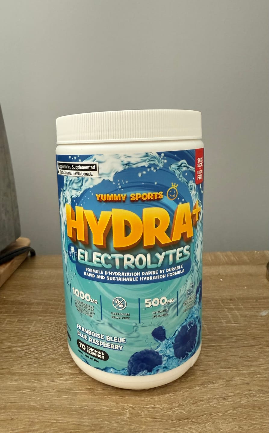 Customer photo review of Yummy Sports - Hydra+Électrolytes - 210g