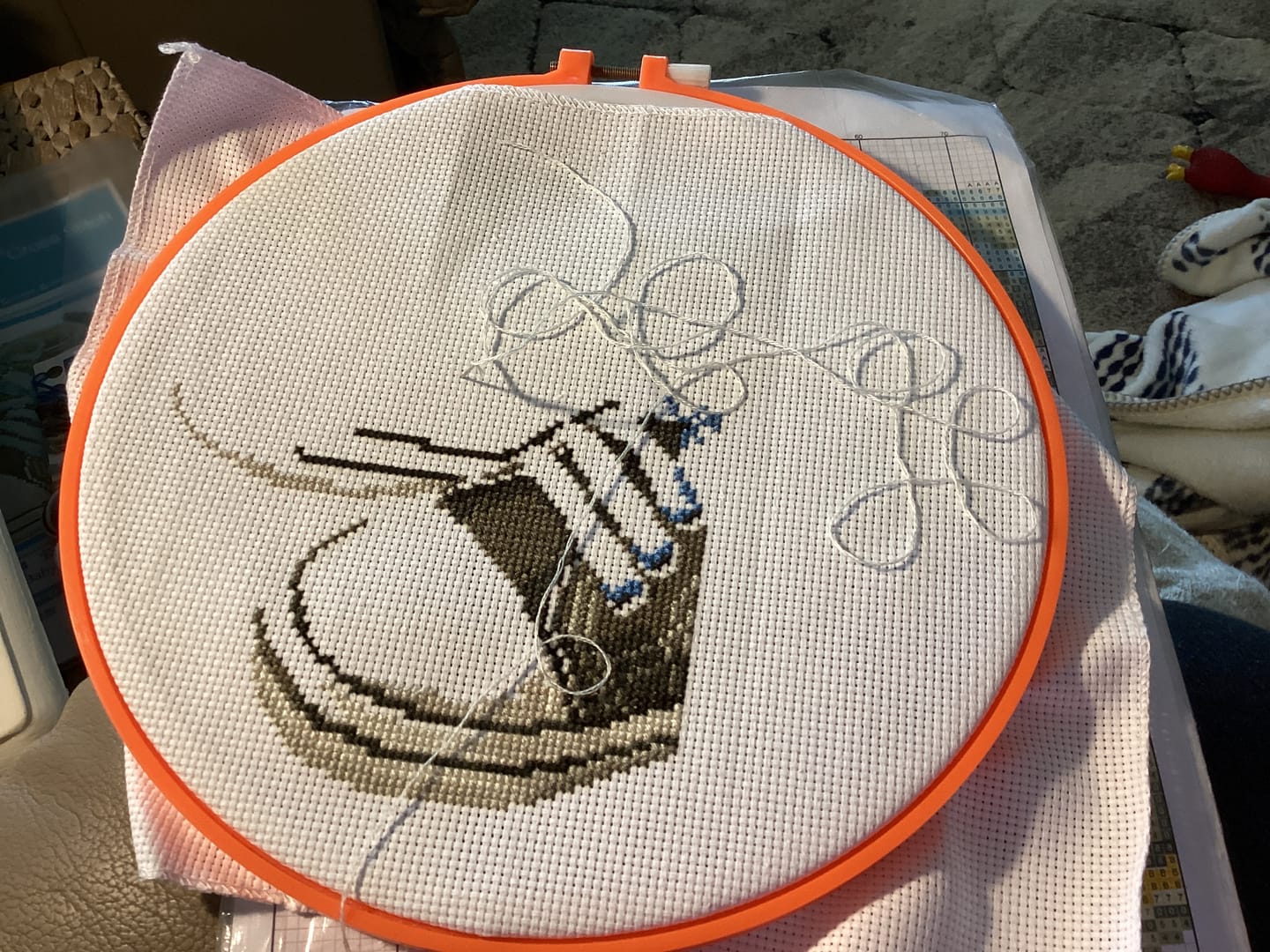 Customer photo review of Baby shoes (blue)
