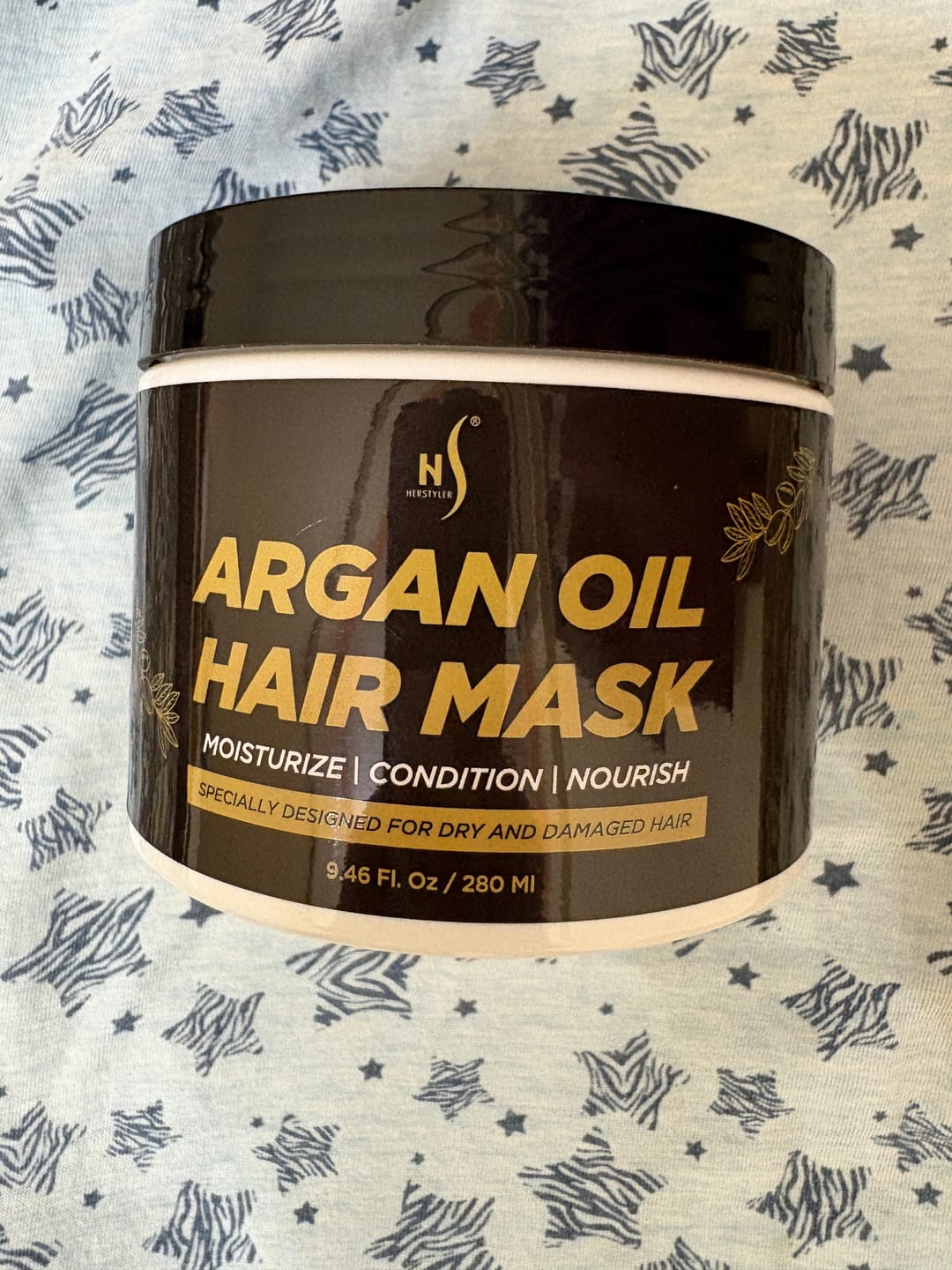Customer photo review of Argan Oil Hair Mask