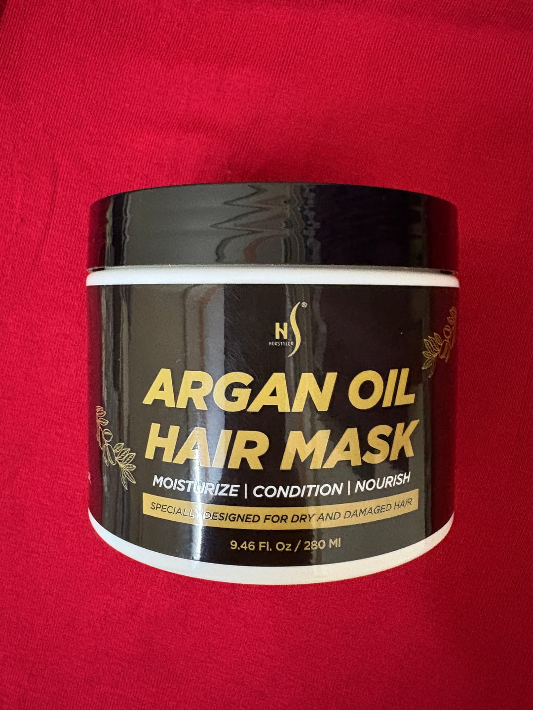 Customer photo review of Argan Oil Hair Mask