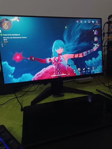 Customer photo review of Monitor MSI MAG 244F - 24" - (1920x1080) FHD - Rapid IPS - 200Hz