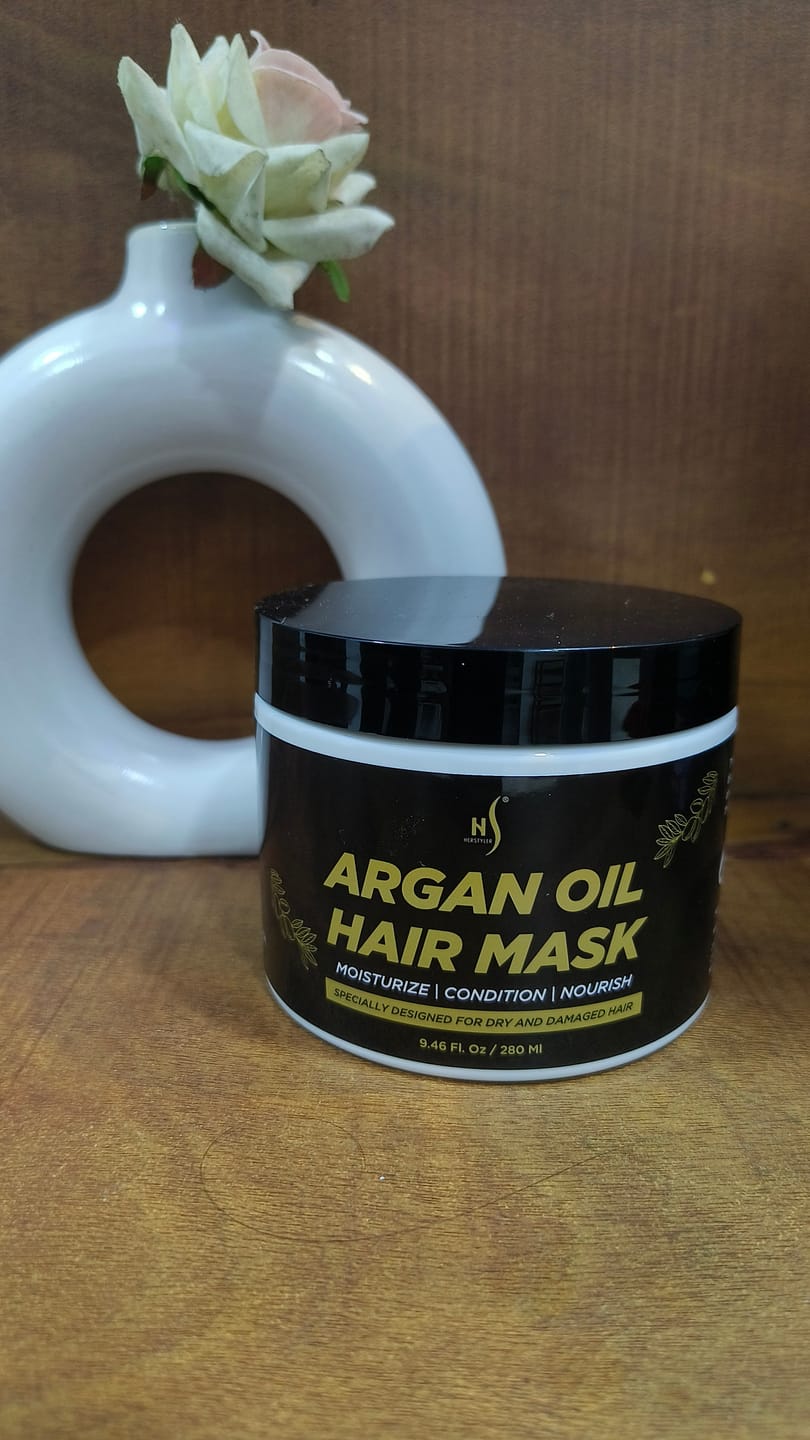 Customer photo review of Argan Oil Hair Mask