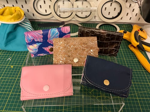 Customer photo review of Mini Marvel Compact Wallet Pattern