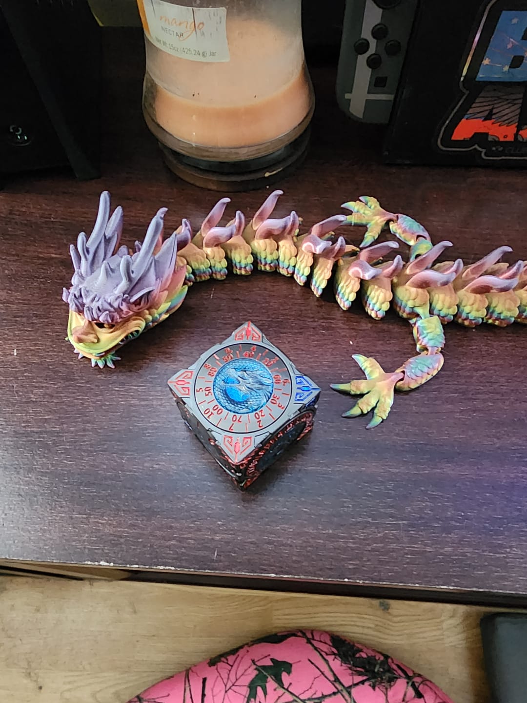 Customer photo review of Masters Dice Relic #001 – 7-in-1 Monster Cube Spinner DND Dice