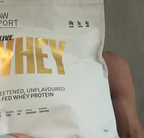 Customer photo review of Native Whey - Unflavoured Grass Fed Protein