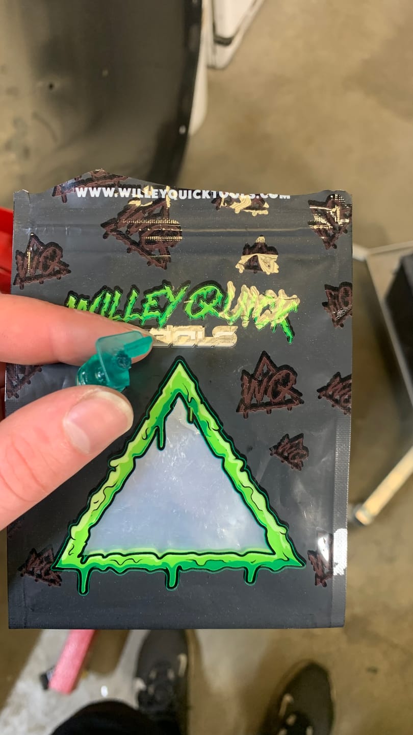 Customer photo review of Willey Quick Tools Dent Poppers Tabs