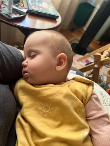 Customer photo review of 4 Season® Ultimate Baby Sleep Bag, Merino Wool & Organic Cotton, Sun