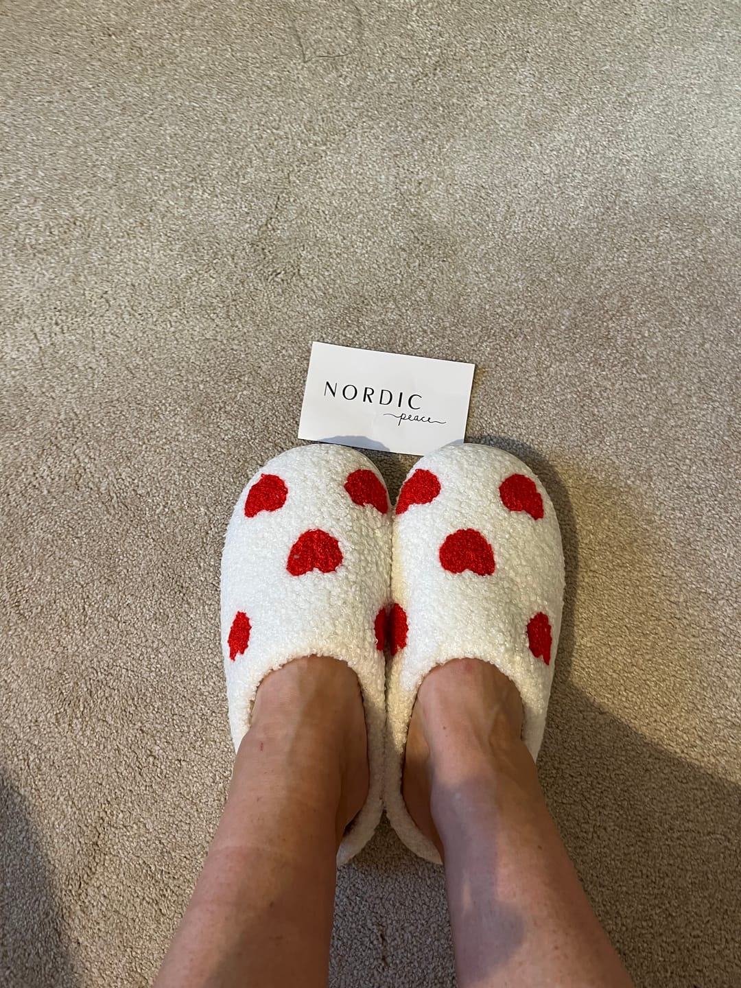 Customer photo review of Lover's Plush Slippers - Buy 1 Get 1 Free