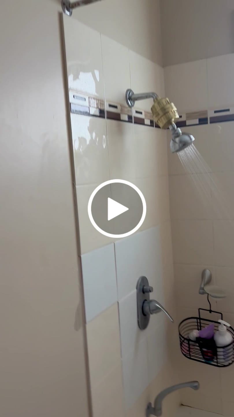Customer video review of Shower Purifier - Brushed Gold