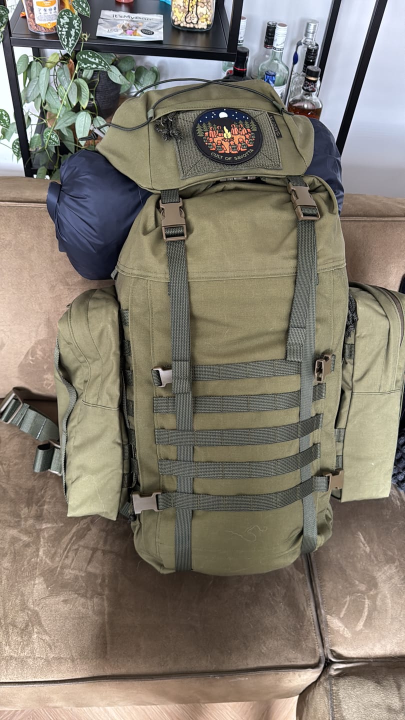 Customer photo review of Kantamus 40L backpack