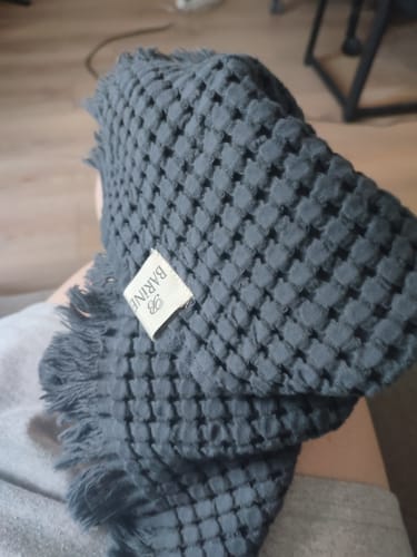 Customer photo review of Eye Waffle Yumuşak Pike Havlu Antrasit