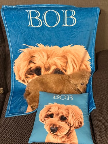 Customer photo review of Petcanva©オーダーメイド ペット似顔絵