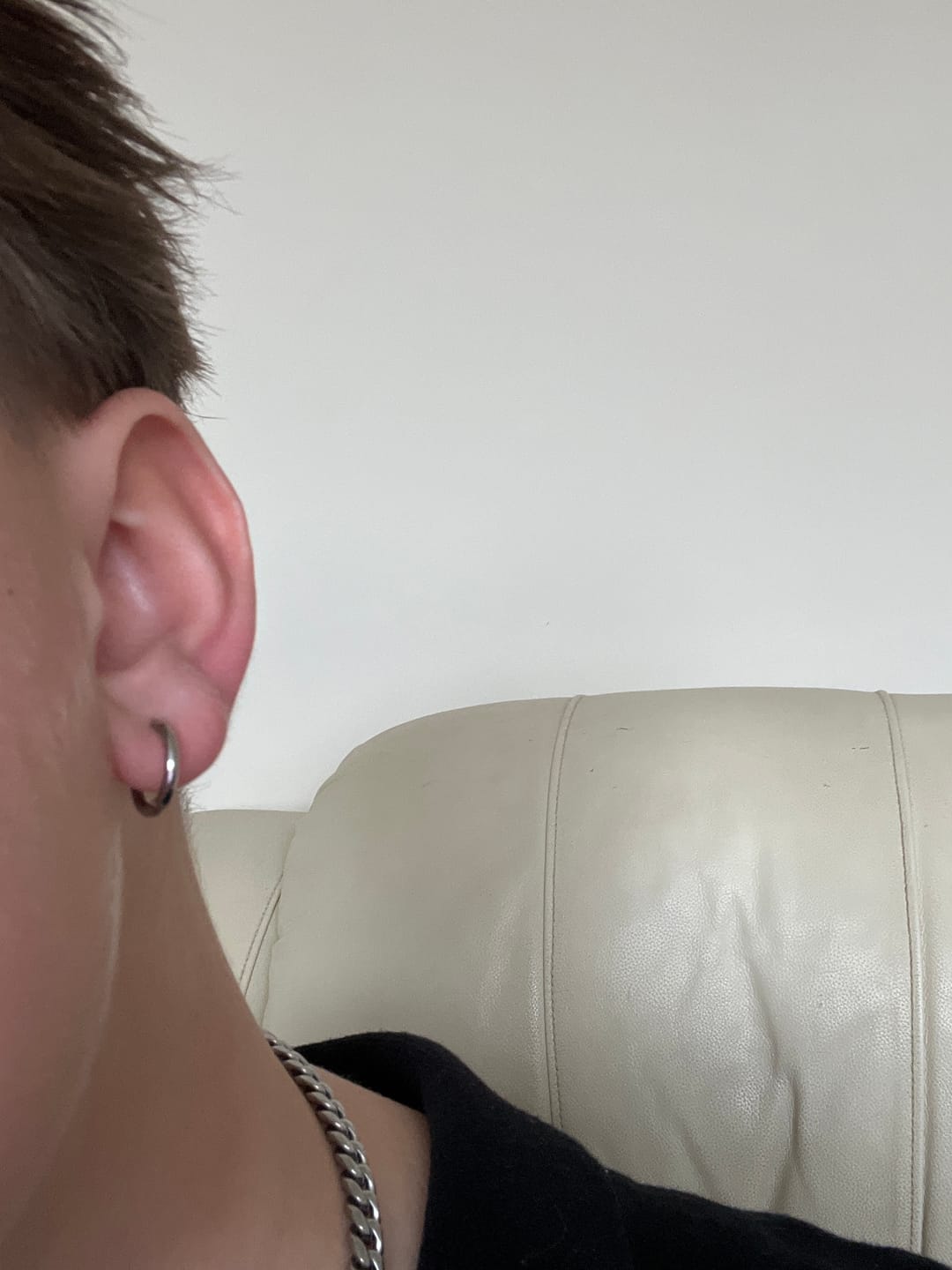 Customer photo review of Hoop Earrings